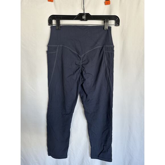 Leggings with 2 Side Pockets, Women's High Waist Yoga Pants Size S - Picture 2 of 6